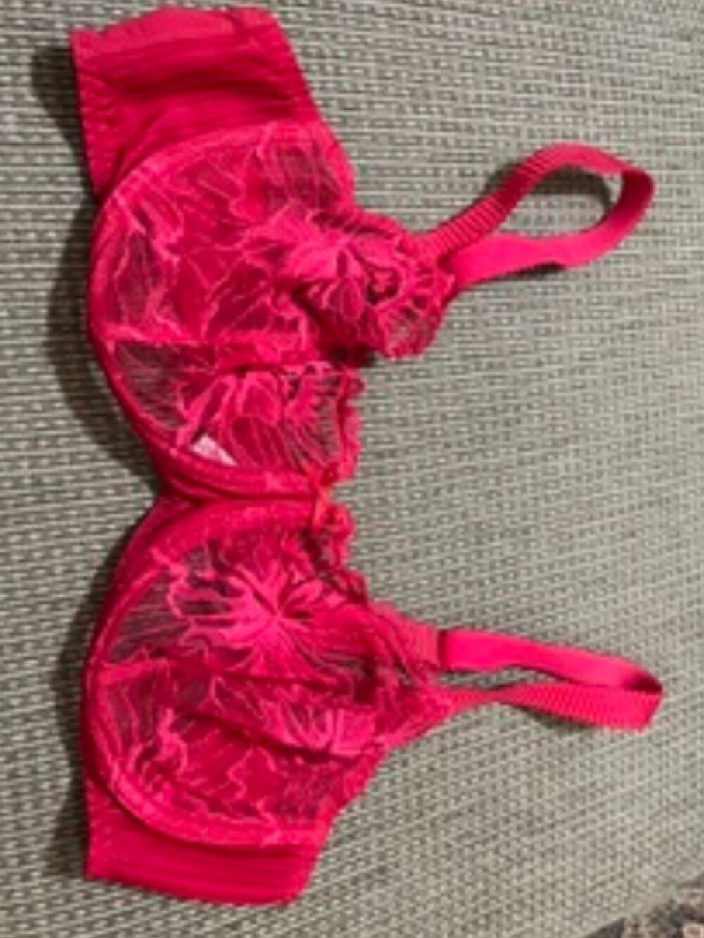 Simone Perele Red Lace Underwire Bra